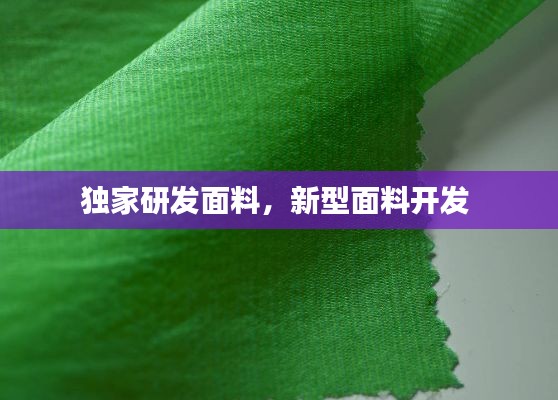 独家研发面料,新型面料开发