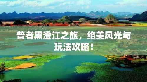 普者黑澄江之旅,绝美风光与玩法攻略!